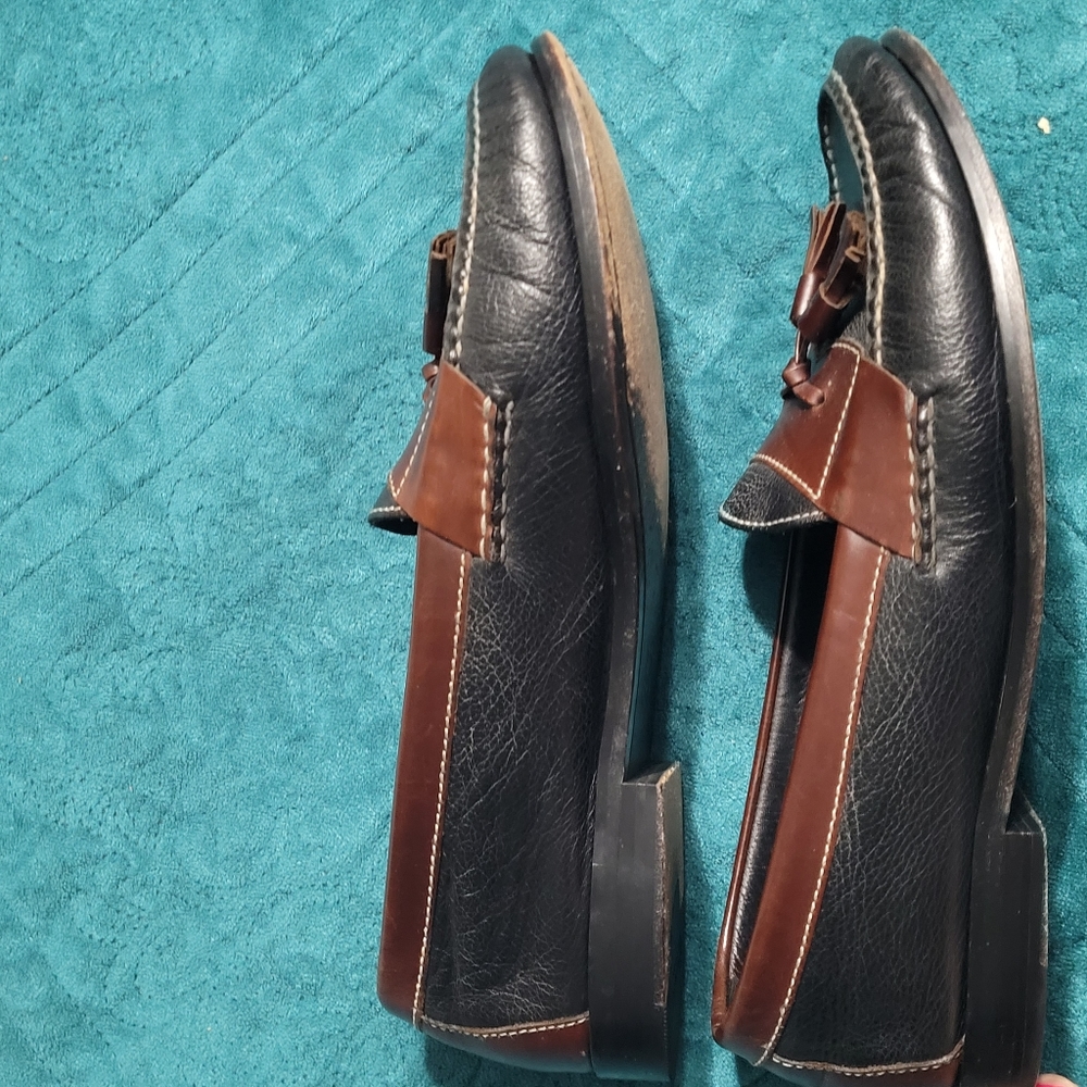 Cole Haan Men's Loafers - Tassel - Black & Brown - Size 11 Used - Picture 5 of 11